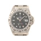 ROLEX ロレックス ウォッチ エクスプローラーII トリチウム 時計 16570 腕時計 ステンレススチール ブラック メンズ【中古】433