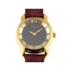 GUCCI グッチ 5100L 5100L 腕時計 GP/本革 ブラック レディース【中古】207