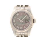 ROLEX ロレックス デイトジャスト 179174NR 腕時計 WGベゼル/SS 自動巻 ブラックシェルローマ文字盤 レディース【中古】473