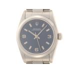 ROLEX ロレックス オイスター パーペチュアル 77080 腕時計 ステンレススチール ブルー ユニセックス【中古】