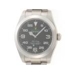 ROLEX ロレックス エアキング 116900 腕時計 ステンレススチール ブラック文字盤 メンズ【中古】472