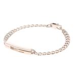 GUCCI Gucci ювелирные изделия маленький cut наружный GBL/SV/8.4g/#16 драгоценный металл * драгоценнный камень браслет серебряный серебряный женский [ б/у ]431