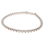 TIFFANY&amp;Co. Tiffany венецианский BL/SV/15.9g браслет серебряный 925 SV925 серебряный 925 печать мужской [ б/у ]433