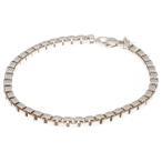  Tiffany венецианский BL серебряный 925 16.2g браслет серебряный 925 SV925 серебряный 925 печать мужской [ б/у ]433