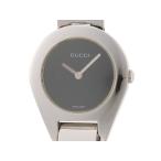 GUCCI グッチ 6700L 6700L 腕時計 ステンレススチール ブラック文字盤 レディース【中古】472
