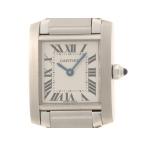CARTIER カルティエ ウォッチ タンクフランセーズSM 時計 W51008Q3 腕時計 ステンレス ベージュ レディース【中古】436
