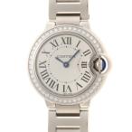 CARTIER カルティエ バロンブルーSM W4BB0015 腕時計 ステンレススチール/ダイヤモンド シルバー レディース【中古】437