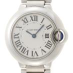 CARTIER カルティエ バロンブルーSM W69010Z4 腕時計 ステンレス シルバー レディース【中古】433