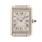 CARTIER カルティエ タンク マスト LM 腕時計 ステンレススチール シルバー メンズ WSTA0052【471】2148104151339
