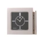 GUCCI Gucci часы дорожные часы часы 0840 настольные часы нержавеющая сталь серебряный унисекс [ б/у ]436
