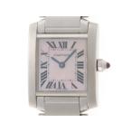 CARTIER カルティエ タンクフランセーズSM W51028Q3 腕時計 シェル文字盤 レディース【中古】472
