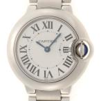 CARTIER カルティエ バロンブルーSM W69010Z4 腕時計 ステンレススチール シルバー レディース【中古】471