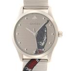 GUCCI グッチ 126.4 スネーク・クオーツ 腕時計 ステンレススチール シルバー/スネーク メンズ【中古】437