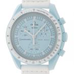 Swatch スウォッチ × OMEGA オメガ MOONSWATCH MISSION TO URANUS SO33L100 ナイロン/バイオセラミック  クオーツ ライトブルー【中古】460
