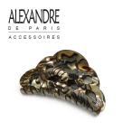 ショッピングヘアアクセサリー アレクサンドルドゥパリ ヘアクリップ オニキス （M）ACCM-9360-02O ヘアアクセサリー ALEXANDRE DE PARIS まとめ髪