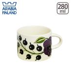 アラビア パラティッシ パープル ティーカップ 280ml 単品 Arabia Paratiisi Purple 食器