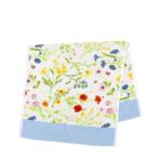 【並行輸入品】フェイラー スポーツタオル 50x100cm Flower Meadow ・ブリーズ（ライトブルー）  シュニール織 シェニール織 FEILER