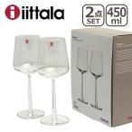 ショッピングイッタラ イッタラ エッセンス レッドワイングラス 2個セット 450ml クリア iittala 食器 ペア ガラス製