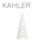 ケーラー ノビリ キャンドルホルダー ツリー（S）ティーライトホルダー  H180 北欧雑貨 おしゃれ 陶器KAHLER Nobili tea light holder H180 snow white 16210