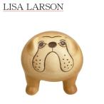 リサ・ラーソン ケンネル ブルドッグ（中） ブラウン 犬 置物 干支 インテリア 北欧雑貨 オブジェ Kennel Bulldog 1140703 Lisa Larson リサラーソン