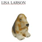 【並行輸入品】リサラーソン 置物 ケンネル バセット 北欧雑貨 犬 ドッグ 干支1140500 オブジェ Lisa Larson リサ・ラーソン