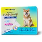 SUNNY DOGGY ペットシーツ ワイド 90枚 ペットシート 犬 おしっこシート 猫 トイレシート 消臭 小型犬 しつけるシーツ うさ