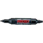 三菱鉛筆 uni 水性顔料マーカー プロッキーツイン 黒 PM150TR.24