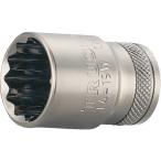 TRUSCO(トラスコ) ソケット 12角タイプ 差込角12.7 対辺11mm T4-11W