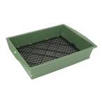 千吉(Senkichi) プラふるい 目の大きさが変えられる 4mm/10mm 外径365×275mm