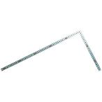 シンワ測定(Shinwa Sokutei) 曲尺 平ぴた 大工用 裏面角目盛 JIS シルバー 50cm 10016