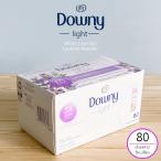 柔軟剤シート Downy light ダウニー シート ホワイトラベンダー 80枚 柔軟シート 2倍サイズ 柔軟剤仕上げ剤 White Lavender 乾燥機用 シート 柔軟剤 P&G