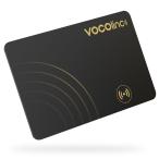 VOCOlinc 紛失防止タグ カード 超薄(0.16cm) Airタグ カード型 (Apple「探す」のみ対応 ) 忘れ物防止 タグ スマ