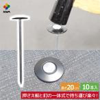 daim 防草シート押さえ 楽釘 長さ20cm 10本入 園芸 防草 雑草対策 防草シート ピン 釘 押さえ おさえ ガーデニング 家庭菜園 シート 農業資材 第一ビニール