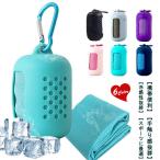 クールタオル ケース付き 2枚セット ひんやりタオル こども 子供 冷感 タオル 冷却タオル 冷感タオル キッズ 熱中症対策 グッズ かわいい 冷感ひ