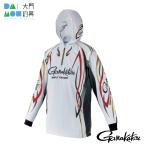  Gamakatsu 2WAY принт Zip рубашка f-tiGM3736 белый L / GAMAKATSU