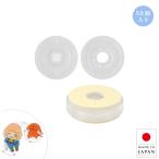 回転パーツ 50個入 ポリカーボネート製 φ22mm バラセット 両面テープ付き グッズ製作 便利パーツ クリア 日本製 大王製作所