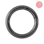  круг .kalabina круглый литье под давлением машина аксессуары мини сумка .. серебряный черный большой размер линия ширина 7mm× наружный диаметр 53mm 1 штук входит великий завод 