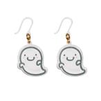 Yahoo! Yahoo!ショッピング(ヤフー ショッピング)ハロウィン 樹脂ピアス フックタイプ おばけ 1ペア 2個組 大王製作所