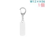 ハメパチ ネームプレート ミニ 幼稚園 保育園 名札代わり 名前を入れられる ワンタッチキーホルダー付き 36×12mm 日本製 大王製作所