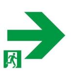 在庫1点限り 東芝 TOSHIBA ET-42613 LED B級誘導灯通路表示板（右矢印）2020年製 管29462