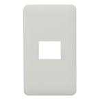 WJD-1 バラ 在庫処分 神保 JOMBO 2ピースコンセントプレート1連用1口 ピュアホワイト