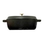 【送料無料】【生活雑貨】【コストコ】STAUB　シャロー　ラウンドココット　26cm　ブラック　【キッチン用品 鍋 ストウブ】【Z】