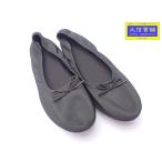 MUJI Muji Ryohin водоотталкивающий атлас лента балетки 23.5cm чёрный не использовался товар [ бесплатная доставка ] A-9072