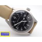 HAMILTON ハミルトン メンズウォッチ カーキ フィールド Mechanical H69439933 SS 機械式 ブラックダイヤル キャンバス 中古A+ 【送料無料】 B-2125
