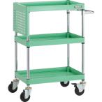 ショッピングPSハンガー トラスコ中山 TRUSCO ツールワゴン ファルコンワゴン 600X400 短パネル付 ヤンググリ FAW-963PS-YG [1-219-5073]