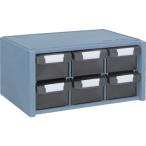 工場用保管設備 小型パーツケース ＴＲＵＳＣＯ　導電性マスターＢＯＸ　３４２Ｘ２４１ＸＨ１６８　引出３列２段　  (DD-600)