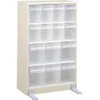 工場用保管設備 小型パーツケース ＴＲＵＳＣＯ　コンビケース　４８４Ｘ２３０ＸＨ７８７　ポケットＸ１４　  (TPKL-4232)