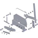 トラスコ中山 TRUSCO 板金用切断機レバーシャP-4用部品 NO.19ナット P4019 [1-450-7771]