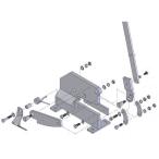 トラスコ中山 TRUSCO 板金用切断機レバーシャP-3用部品 NO.3六角ボルト P3003 [1-488-7191]