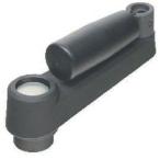 イマオコーポレーション ELESA ボアードクランクハンドル ハンドル径252mm BCH210F [1525-011239]